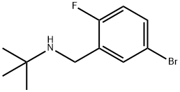 4-BroMo-2-(t-butylaMinoMethyl)-1-fluorobenzene Structure