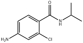 4-氨基-2-氯-N-异丙基苯甲酰胺,926256-14-6,结构式