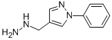 4-(HYDRAZINOMETHYL)-1-PHENYL-1H-PYRAZOLE Struktur