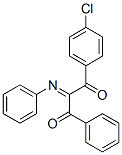 1-(4-chlorophenyl)-3-phenyl-2-phenylimino-propane-1,3-dione 结构式