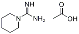 Piperidine-1-carboxamidinium acetate 结构式