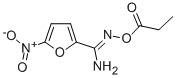 5-NITRO-2-FURAMIDEO-PROPIONOXIME 化学構造式