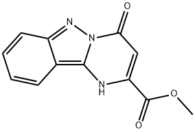 methyl 4-oxo-1,4-dihydropyrimido[1,2-b]indazole-2-carboxylate Structure