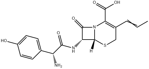 头孢丙烯 结构式