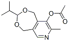 1,5-dihydro-3-isopropyl-8-methyl-[1,3]dioxepino[5,6-c]pyridin-9-yl acetate Struktur