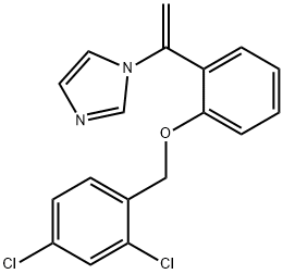 1-[1-[2-[(2,4-Dichlorophenyl)methoxy]phenyl]ethenyl]-1H-imidazole Structure