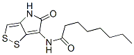 N-(4,5-Dihydro-5-oxo-1,2-dithiolo[4,3-b]pyrrol-6-yl)octanamide 结构式