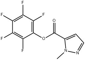 1-甲基-1H-吡唑-5-羧酸五氟苯酯,926921-64-4,结构式