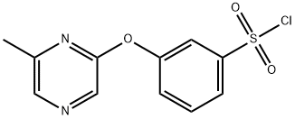 3-[(6-Methylpyrazin-2-yl)oxy]benzenesulphonyl chloride,926921-65-5,结构式