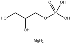 りん酸2,3-ジヒドロキシプロピル=マグネシウム 化学構造式
