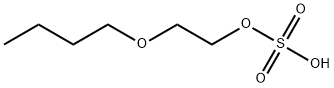 2-butoxyethyl hydrogensulphate Struktur