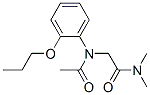 2-[acetyl-(2-propoxyphenyl)amino]-N,N-dimethyl-acetamide,92700-21-5,结构式