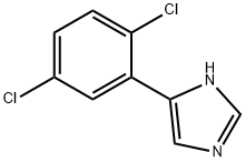 4-(2,5-DICHLORO-PHENYL)-1H-IMIDAZOLE 化学構造式