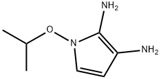 1H-Pyrrole-2,3-diamine,  1-(1-methylethoxy)- 化学構造式