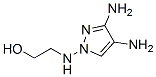 Ethanol,  2-[(3,4-diamino-1H-pyrazol-1-yl)amino]- Struktur