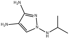 1H-Pyrazole-1,3,4-triamine,  N1-(1-methylethyl)- Structure