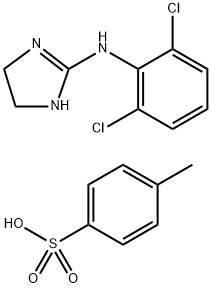 N-(2,6-Dichlorophenyl)-4,5-dihydro-1H-imidazol-2-amine 4-methylbenzenesulfonate Struktur