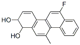 7,8-dihydro-7,8-dihydroxy-12-fluoro-5-methylchrysene Structure