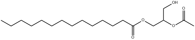 1-O-myristoyl-2-acetyl-glycerol,92758-88-8,结构式