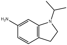 1-ISOPROPYL-2,3-DIHYDRO-1H-INDOL-6-YLAMINE, 927684-86-4, 结构式