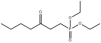 3-Oxoheptylphosphonic acid diethyl ester,92780-72-8,结构式