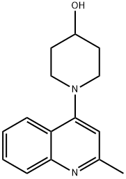 4-(4-HYDROXYPIPERIDIN-1-YL)-2-METHYLQUINOLINE Struktur