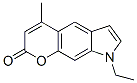 4-methyl-N-ethyl pyrrolo(3,2-g)coumarin,92782-48-4,结构式