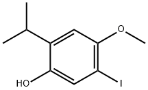 5-Iodo-2-isopropyl-4-methoxyphenol Struktur