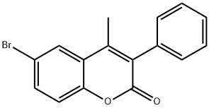 6-BROMO-4-METHYL-3-PHENYLCOUMARIN Struktur
