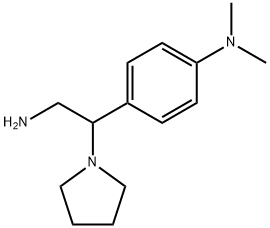 [4-(2-Amino-1-pyrrolidin-1-ylethyl)phenyl]dimethylamine Structure