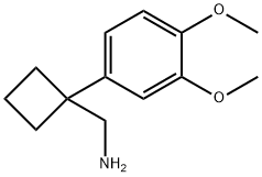 [1-(3,4-dimethoxyphenyl)cyclobutyl]methanamine Structure
