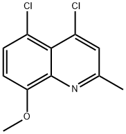 4,5-Dichloro-8-methoxy-2-methylquinoline Struktur