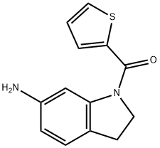 1-(Thien-2-ylcarbonyl)indolin-6-amine Structure