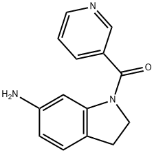 6-아미노-1-(피리딘-3-일카르보닐)인돌린