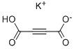 Acetylenedicarboxylic acid monopotassium salt Structure