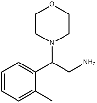 2-吗啉-2-(邻甲苯基)乙烷-1-胺, 928000-32-2, 结构式