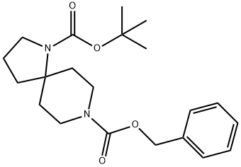 1,8-Diazaspiro[4.5]decane-1,8-dicarboxylic acid, 1-(1,1-diMethylethyl) 8-(phenylMethyl) ester,928034-34-8,结构式