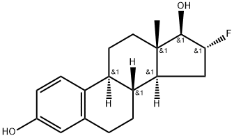 16α-[18F]-フルオロ-17β-エストラジオール 化学構造式