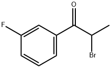 2-bromo-3-fluoropropiophenone  化学構造式