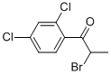 2-bromo-2-4-dichloropropiophenone  Structure