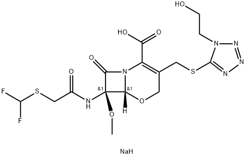氟氧头孢钠,92823-03-5,结构式