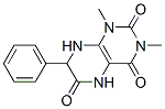 2,4,6(3H)-Pteridinetrione,  1,5,7,8-tetrahydro-1,3-dimethyl-7-phenyl- Structure