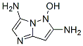5H-Imidazo[1,2-b]pyrazole-3,6-diamine,  5-hydroxy- Struktur