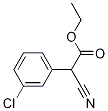 ethyl 2-(3-chlorophenyl)-2-cyanoacetate 化学構造式
