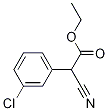 ethyl 2-(3-chlorophenyl)-2-cyanoacetate Structure