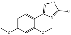 2-CHLORO-4-(2,4-DIMETHOXYPHENYL)THIAZOLE Struktur