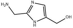 1H-Imidazole-5-methanol,  2-(aminomethyl)- 化学構造式