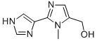 [2,4-Bi-1H-imidazole]-5-methanol,  1-methyl- Structure