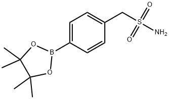 4-(4,4,5,5-tetramethyl-1,3,2-dioxaborolan-2-yl)benzenemethanesulfonamide Struktur
