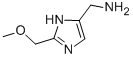 1H-Imidazole-5-methanamine,  2-(methoxymethyl)-,928705-39-9,结构式